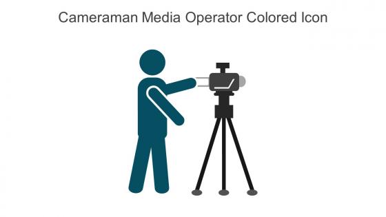 Cameraman Media Operator Colored Icon In Powerpoint Pptx Png And Editable Eps Format