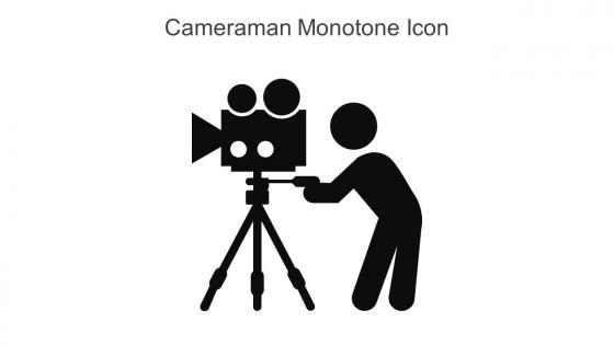 Cameraman Monotone Icon In Powerpoint Pptx Png And Editable Eps Format