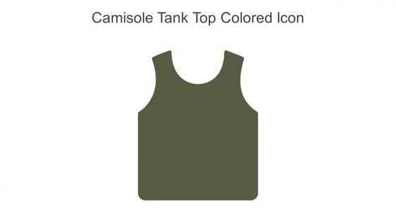 Camisole Tank Top Colored Icon In Powerpoint Pptx Png And Editable Eps Format
