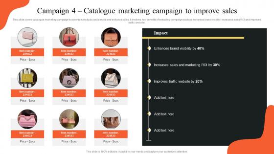 Campaign 4 Catalogue Marketing Campaign To Improve Sales Implementing Outbound MKT SS