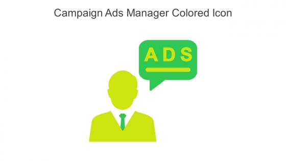 Campaign Ads Manager Colored Icon In Powerpoint Pptx Png And Editable Eps Format