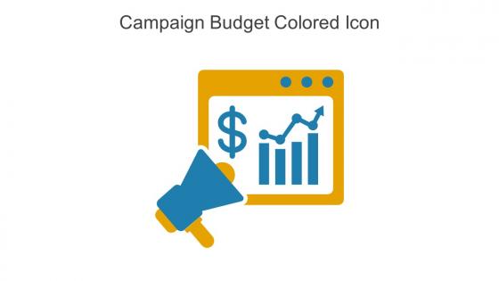 Campaign Budget Colored Icon In Powerpoint Pptx Png And Editable Eps Format