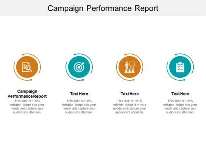 Campaign performance report ppt powerpoint presentation outline samples cpb