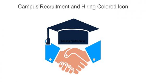 Campus Recruitment And Hiring Colored Icon In Powerpoint Pptx Png And Editable Eps Format