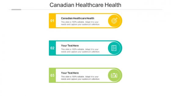 Canadian healthcare health ppt powerpoint presentation file introduction cpb