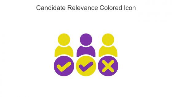Candidate Relevance Colored Icon In Powerpoint Pptx Png And Editable Eps Format