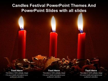 Candles festival powerpoint themes and powerpoint slides with all slides