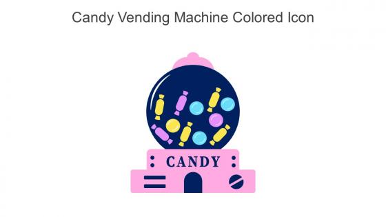 Candy Vending Machine Colored Icon In Powerpoint Pptx Png And Editable Eps Format