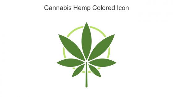 Cannabis Hemp Colored Icon In Powerpoint Pptx Png And Editable Eps Format