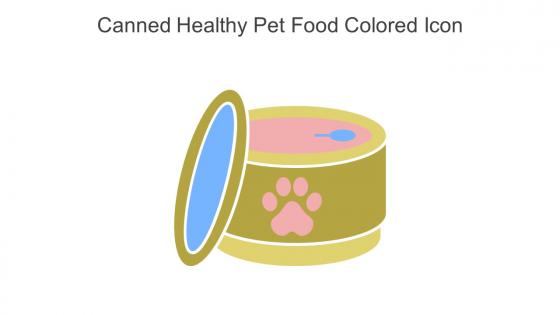 Canned Healthy Pet Food Colored Icon In Powerpoint Pptx Png And Editable Eps Format