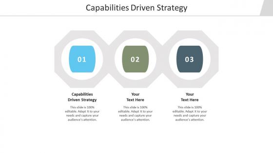 Capabilities driven strategy ppt powerpoint presentation gallery background cpb