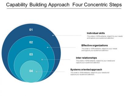 Capability building approach four concentric steps