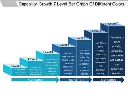 Capability growth 7 level bar graph of different colors