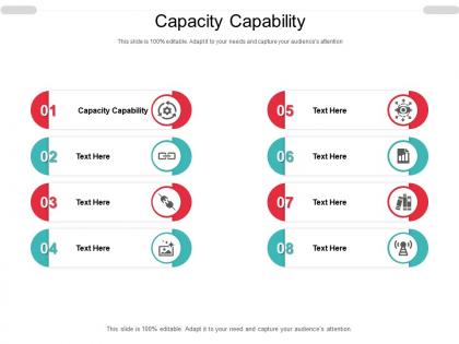 Capacity capability ppt powerpoint presentation file sample cpb