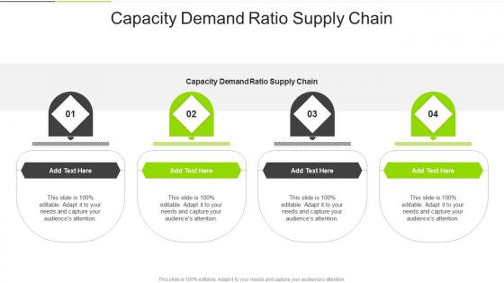 Capacity Demand Ratio Supply Chain In Powerpoint And Google Slides Cpb