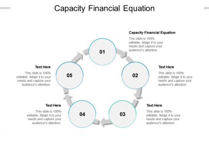 Capacity financial equation ppt powerpoint presentation styles design ideas cpb