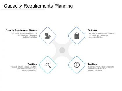 Capacity requirements planning ppt powerpoint presentation portfolio icons cpb