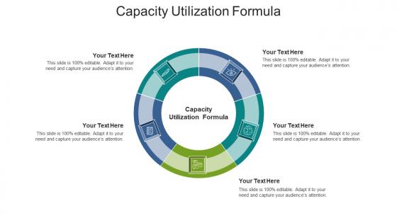 Capacity utilization formula ppt powerpoint presentation portfolio outfit cpb