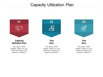 Capacity utilization plan ppt powerpoint presentation gallery maker cpb