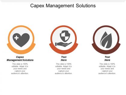 Capex management solutions ppt powerpoint presentation pictures elements cpb