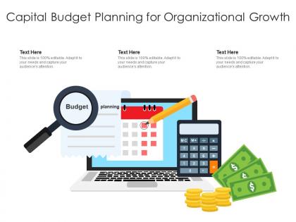 Capital budget planning for organizational growth