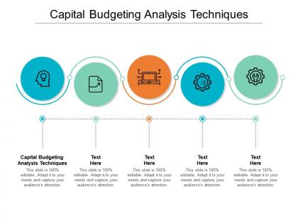 Capital budgeting analysis techniques ppt powerpoint presentation outline show cpb