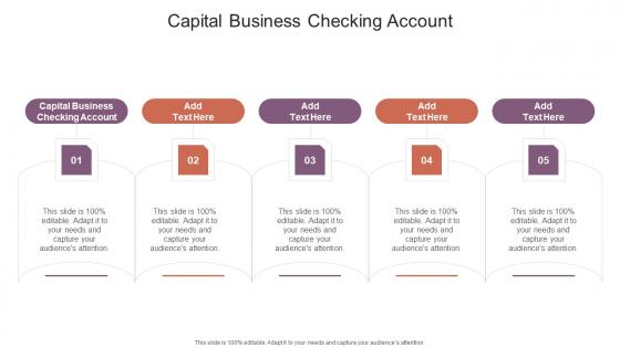 Capital Business Checking Account In Powerpoint And Google Slides Cpb