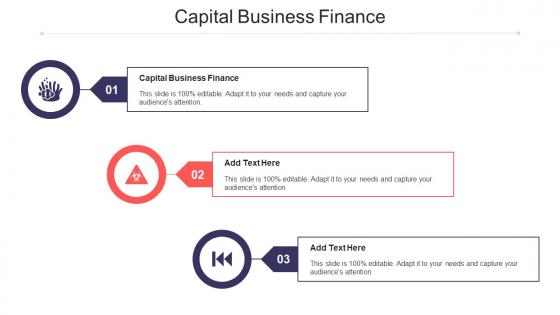 Capital Business Finance Ppt Powerpoint Presentation Portfolio Deck Cpb