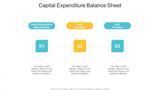 Capital Expenditure Balance Sheet In Powerpoint And Google Slides Cpb
