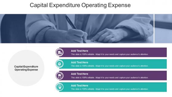 Capital Expenditure Operating Expense In Powerpoint And Google Slides Cpb