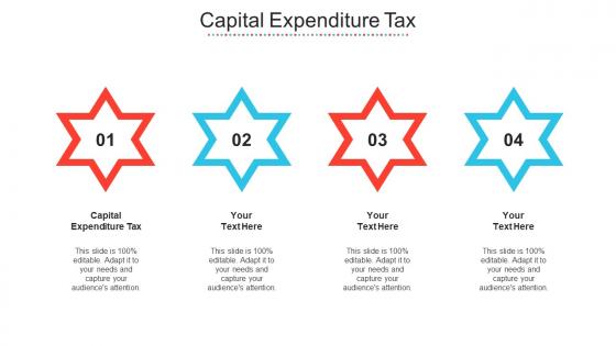 Capital Expenditure Tax Ppt Powerpoint Presentation File Design Templates Cpb