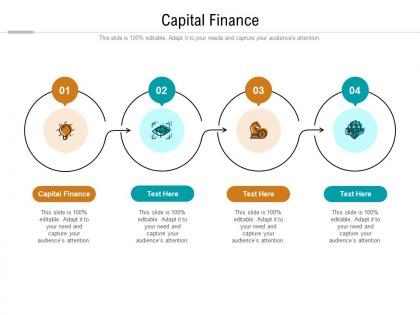 Capital finance ppt powerpoint presentation slides mockup cpb