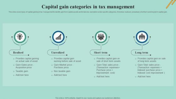 Capital Gain Categories In Tax Management
