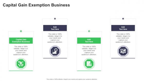 Capital Gain Exemption Business In Powerpoint And Google Slides Cpb