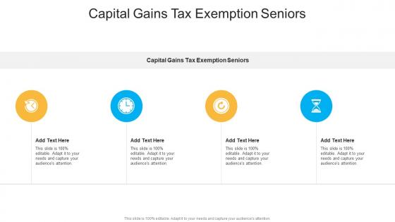 Capital Gains Tax Exemption Seniors In Powerpoint And Google Slides Cpb