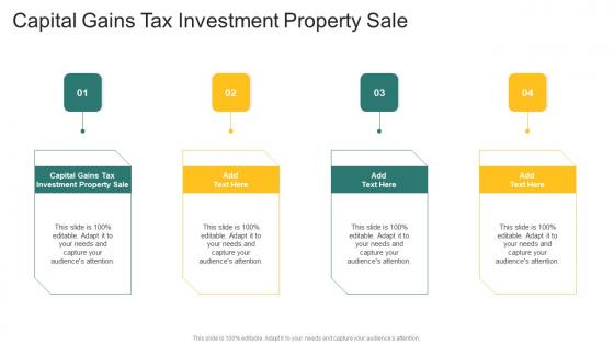 Capital Gains Tax Investment Property Sale In Powerpoint And Google Slides Cpb