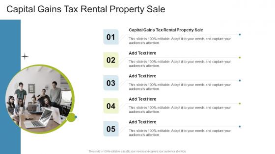 Capital Gains Tax Rental Property Sale In Powerpoint And Google Slides Cpb