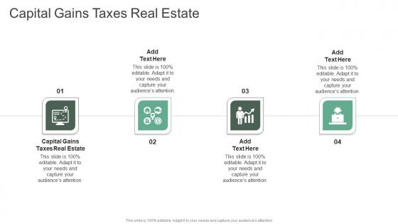 Capital Gains Taxes Real Estate In Powerpoint And Google Slides Cpb