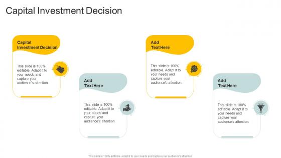 Capital Investment Decision In Powerpoint And Google Slides Cpb