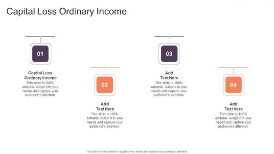 Capital Loss Ordinary Income In Powerpoint And Google Slides Cpb