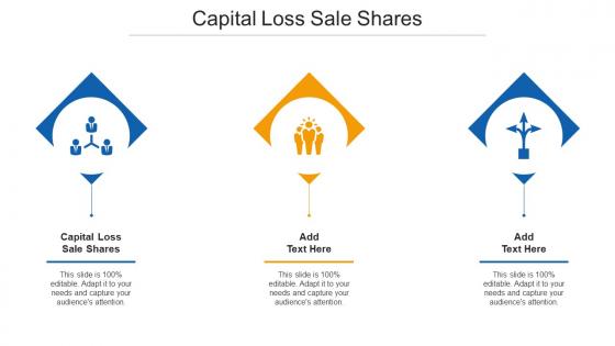 Capital Loss Sale Shares Ppt Powerpoint Presentation Pictures Example Cpb