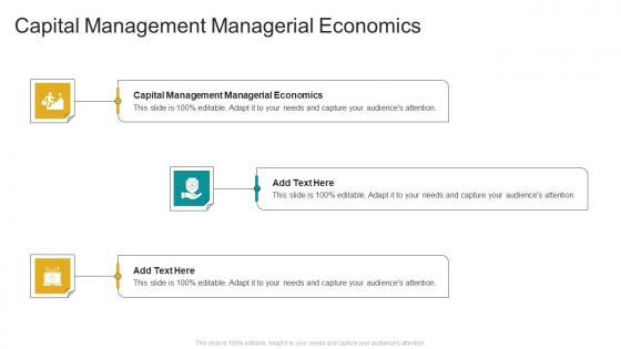 Capital Management Managerial Economics In Powerpoint And Google Slides Cpb