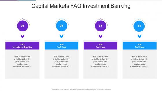 Capital Markets FAQ Investment Banking In Powerpoint And Google Slides Cpb