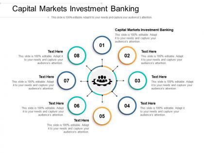 Capital markets investment banking ppt powerpoint presentation icon ideas cpb