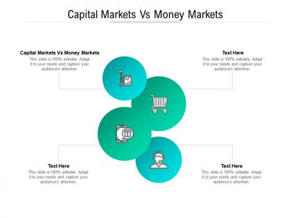 Capital markets vs money markets ppt powerpoint presentation ideas format cpb