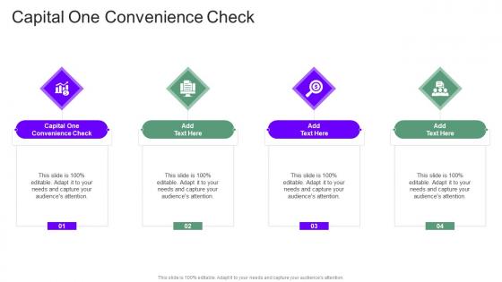Capital One Convenience Check In Powerpoint And Google Slides Cpb