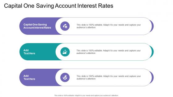 Capital One Saving Account Interest Rates In Powerpoint And Google Slides Cpb