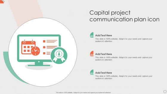 Capital Project Communication Plan Icon