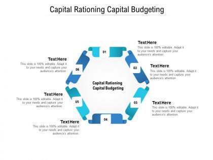 Capital rationing capital budgeting ppt powerpoint presentation infographic themes cpb