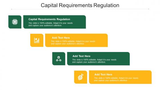 Capital Requirements Regulation Ppt Powerpoint Presentation Ideas Graphics Cpb